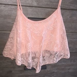 Charlotte Russe Light Pink Crop top